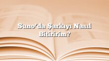 Suno’da Şarkıyı Nasıl Bitiririm?